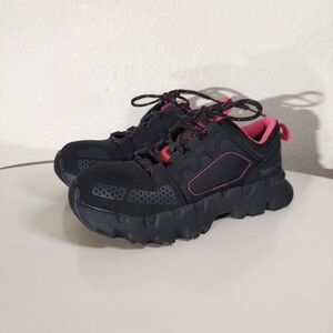 Timberland PRO Powertrain Black/Pink EV Composite Toe Work Sneaker WM US 7 M